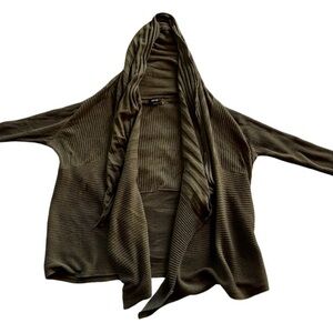 Apt. 9 Olive Ribbed Cardigan